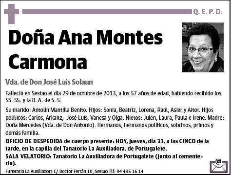 MONTES CARMONA,ANA