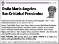 SAN CRISTOBAL FERNANDEZ,MARIA ANGELES