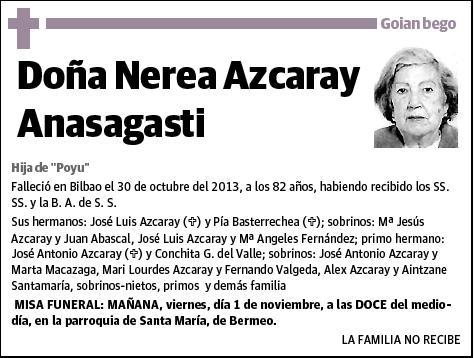 AZCARAY ANASAGASTI,NEREA