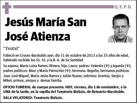 SAN JOSE ATIENZA,JESUS MARIA