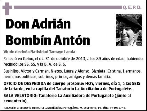 BOMBIN ANTON,ADRIAN