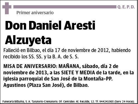 ARESTI ALZUYETA,DANIEL