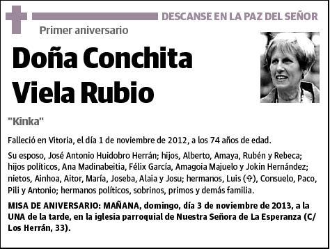 VIELA RUBIO,CONCHITA