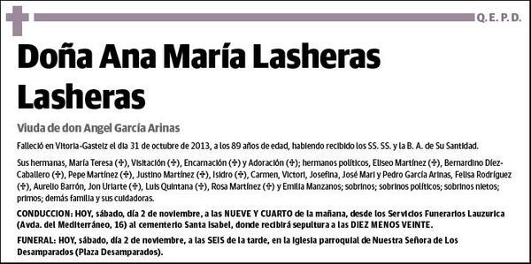 LASHERAS LASHERAS,ANA MARIA