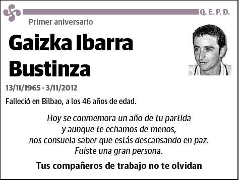 IBARRA BUSTINZA,GAIZKA