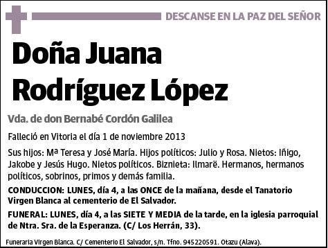 RODRIGUEZ LOPEZ,JUANA