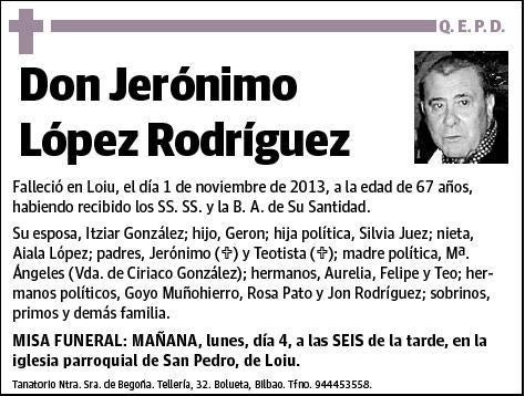 LOPEZ RODRIGUEZ,JERONIMO