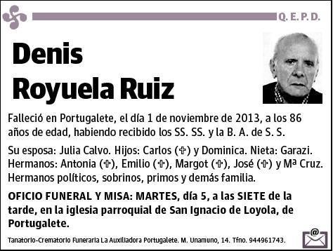 ROYUELA RUIZ,DENIS