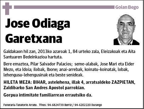 ODIAGA GARETXANA,JOSE