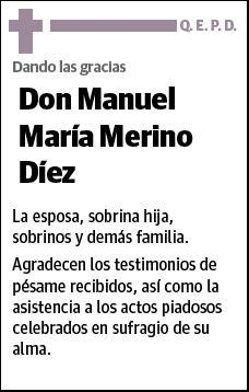 MERINO DIEZ,MANUEL MARIA