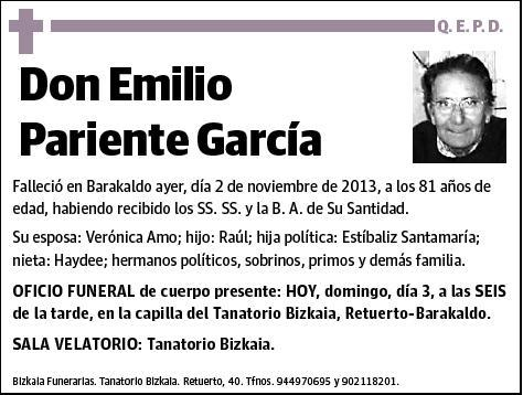 PARIENTE GARCIA,EMILIO