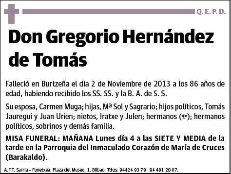 HERNANDEZ DETOMAS,GREGORIO