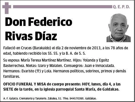 RIVAS DIAZ,FEDERICO