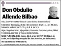ALLENDE BILBAO,OBDULIO