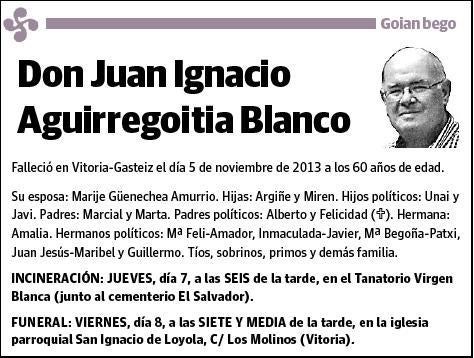 AGUIRREGOITIA BLANCO,JUAN IGNACIO