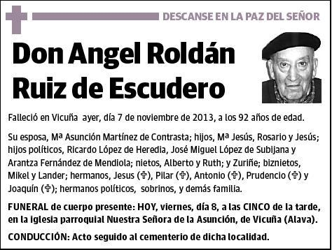 ROLDAN RUIZ DE ESCUDERO,ANGEL