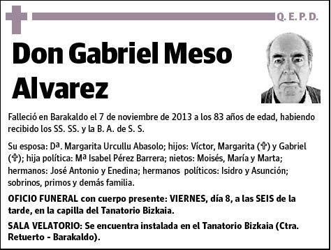 MESO ALVAREZ,GABRIEL