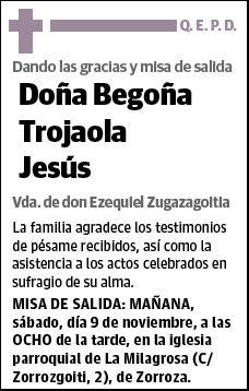 TROJAOLA JESUS,BEGOÑA