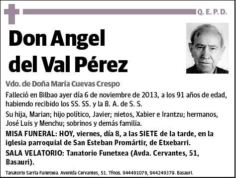 DEL VAL PEREZ,ANGEL