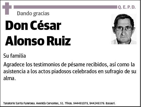 ALONSO RUIZ,CESAR