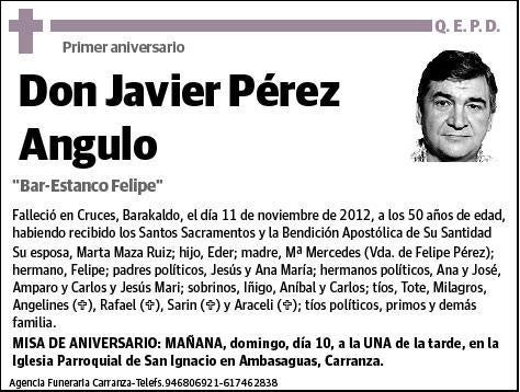 PEREZ ANGULO,JAVIER