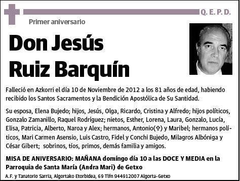 RUIZ BARQUIN,JESUS