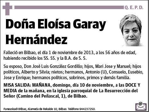 GARAY HERNANDEZ,ELOISA