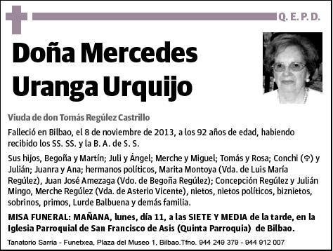 URANGA URQUIJO,MERCEDES