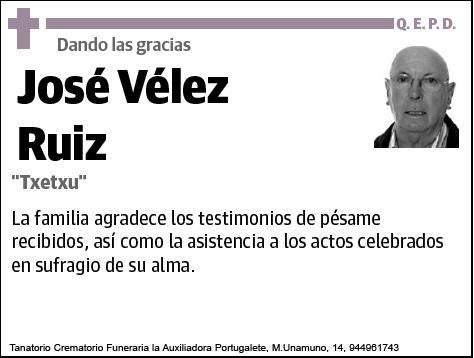 VELEZ RUIZ,JOSE