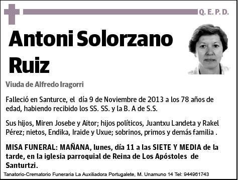 SOLORZANO RUIZ,ANTONI