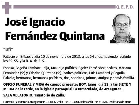 FERNANDEZ QUINTANA,JOSE IGNACIO