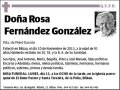 FERNANDEZ GONZALEZ,ROSA