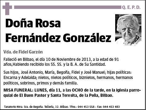 FERNANDEZ GONZALEZ,ROSA