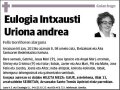 INTXAUSTI URIONA,EULOGIA