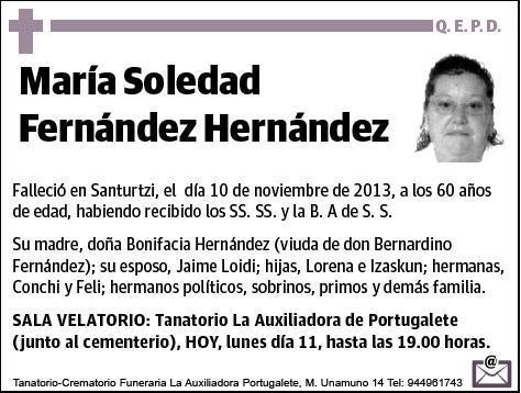 FERNANDEZ HERNANDEZ,MARIA SOLEDAD