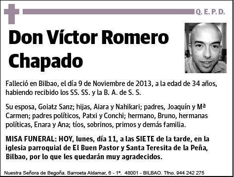 ROMERO CHAPADO,VICTOR