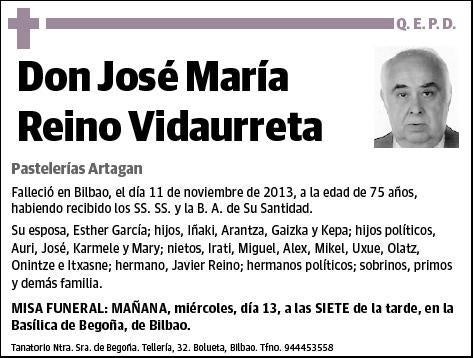 REINO VIDAURRETA,JOSE MARIA