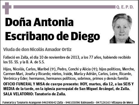 ESCRRIBANO DE DIEGO,ANTONIA