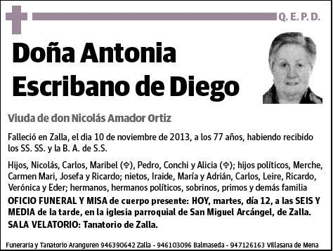 ESCRRIBANO DE DIEGO,ANTONIA