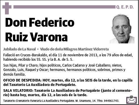 RUIZ VARONA,FEDERICO