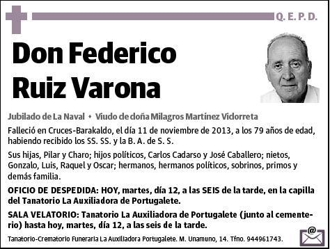 RUIZ VARONA,FEDERICO