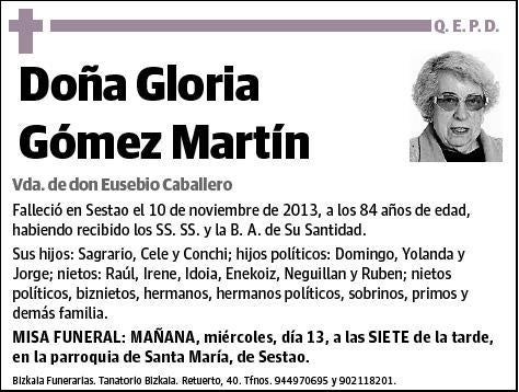 GOMEZ MARTIN,GLORIA