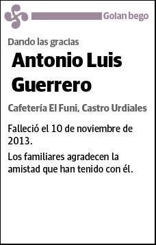 LUIS GUERRERO,ANTONIO