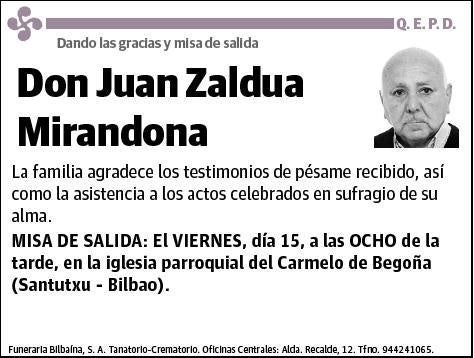 ZALDUA MIRANDONA,JUAN