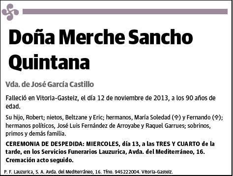 SANCHO QUINTANA,MERCHE