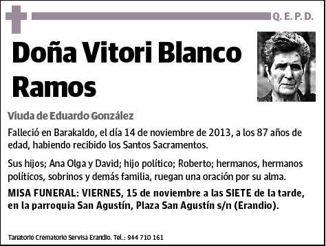 BLANCO RAMOS,VITORI