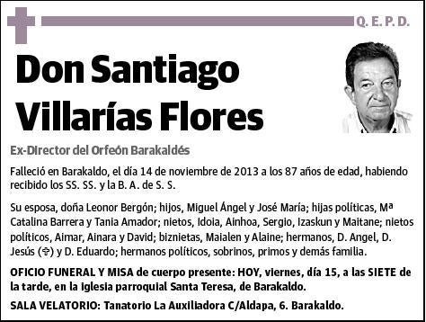 VILLARIAS FLORES,SANTIAGO