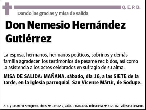 HERNANDEZ GUTIERREZ,NEMESIO