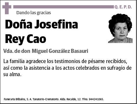 REY CAO,JOSEFINA