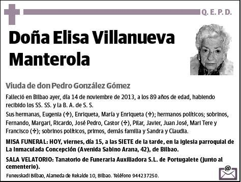 VILLANUEVA MANTEROLA,ELISA